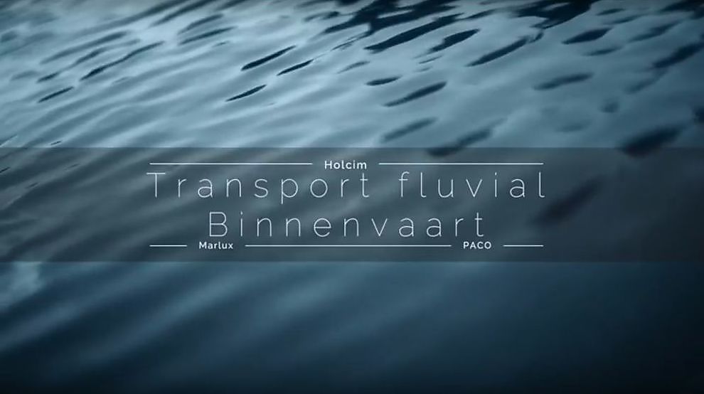 Holcim Belgique promeut le transport fluvial