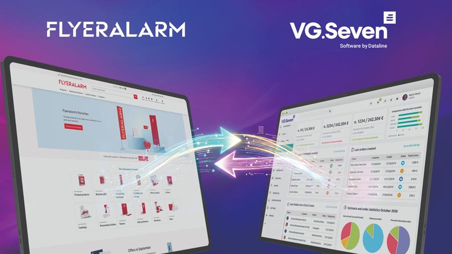 Dataline VG Seven en Flyeralarm koppelen print-ERP aan outsourcing