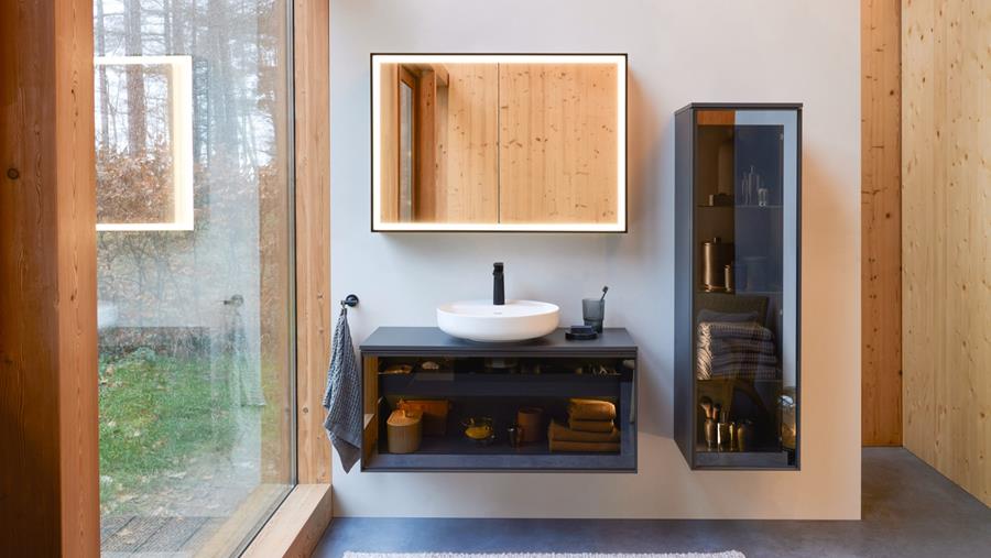 Ontwerper Christian Werner speelt met transparantie in nieuwe badkamerreeks