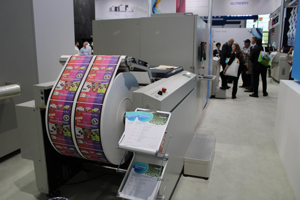 Screen lanceert watergebaseerde inkjet-pers voor papieren verpakkingen