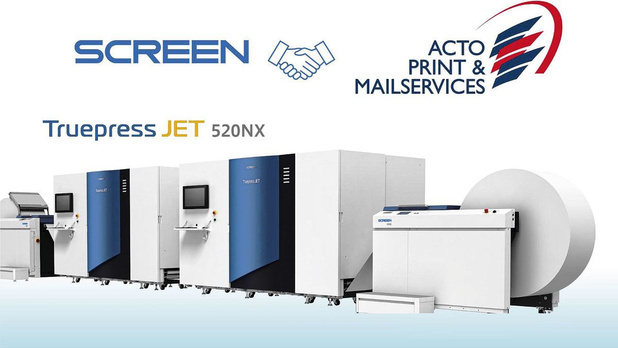 Acto installeert Screen Truepress JET 520NX-printer