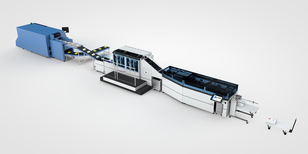 Hunkeler presenteert automatische Starbook Sheetfolder op Drupa