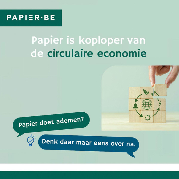 Papier.be start campagne over cruciale rol van papier 
