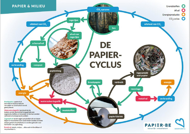 Papier.be en GoodPlanet lanceren lespakket over duurzaam karakter papier en karton