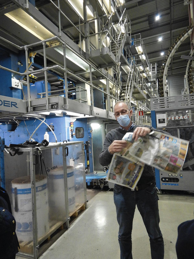 Drukkerij Rossel draait grotendeels op windenergie 