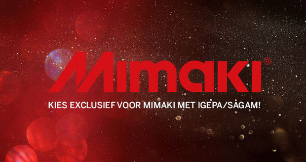 Kies exclusief voor Mimaki met Igepa/Sagam!