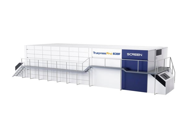 Screen présente la nouvelle presse Truepress PAC830F pour l'emballage souple