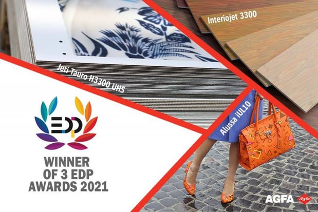 Agfa triplement primé aux EDP Awards