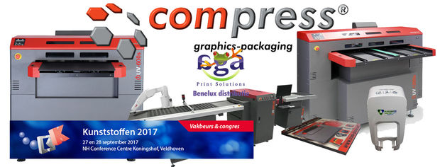 Les imprimantes à plat UV Led Compress