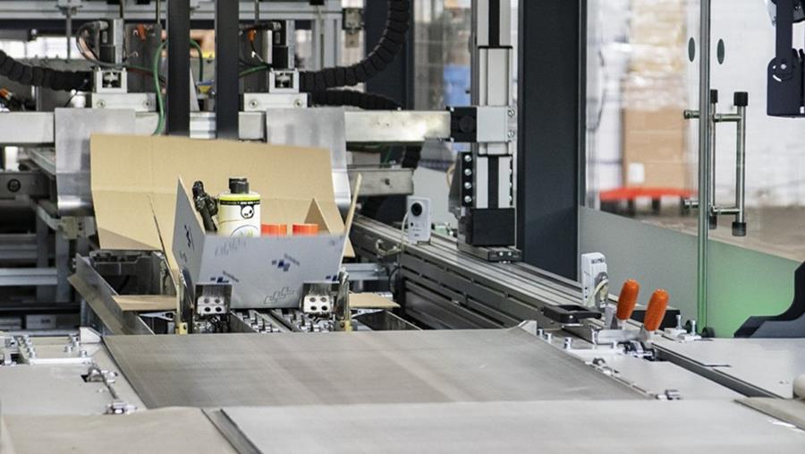 Bedrukte verzendverpakkingen Winparts op maat uit eindloos golfkarton