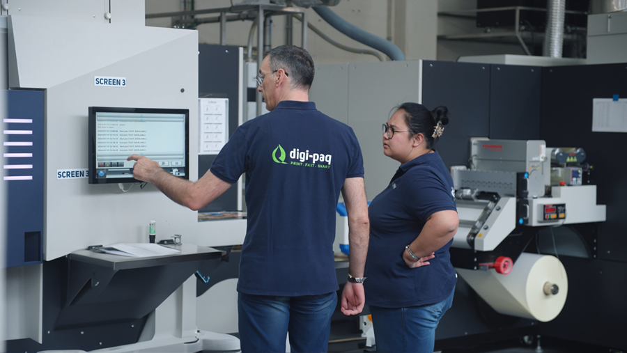 Digi-Paq installe une nouvelle presse à jet d'encre de Screen