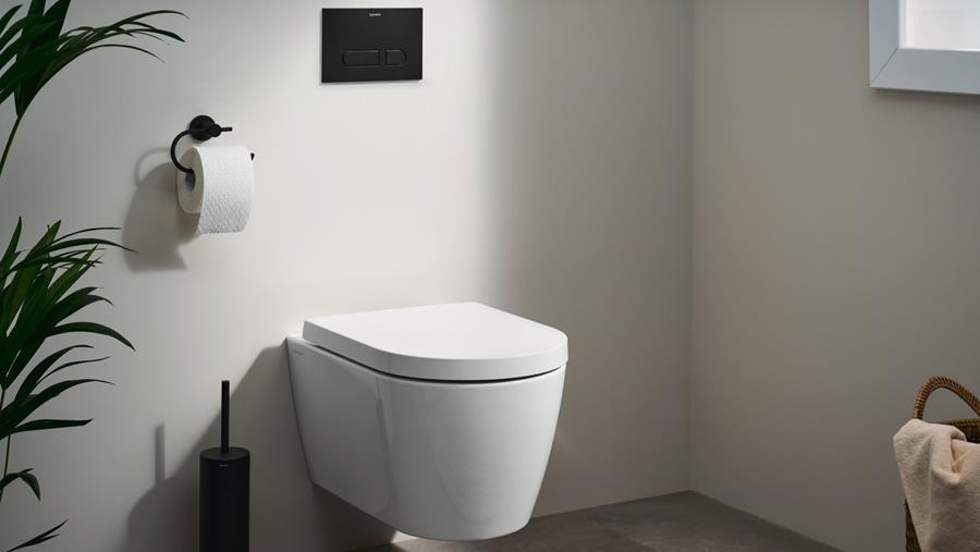 Maximaal comfort voor installateur en gebruiker van dit bijzonder stille wandtoilet
