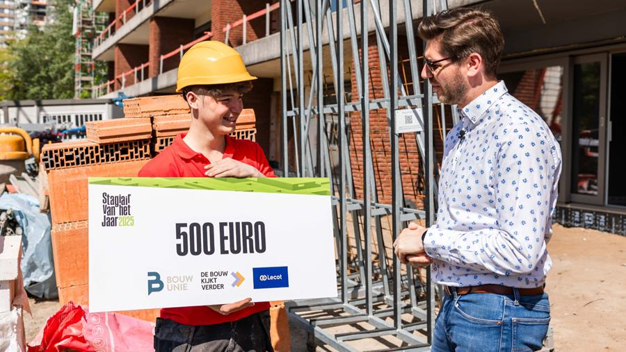 Wie is 'Bouwstagiair van het Jaar'?