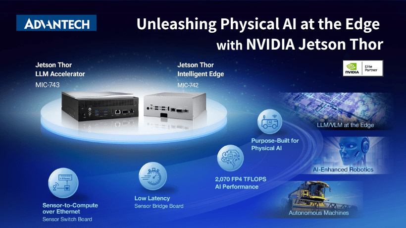Advantech lance le MIC-743: de puissantes performances pour les applications VLM et LLM en périphérie