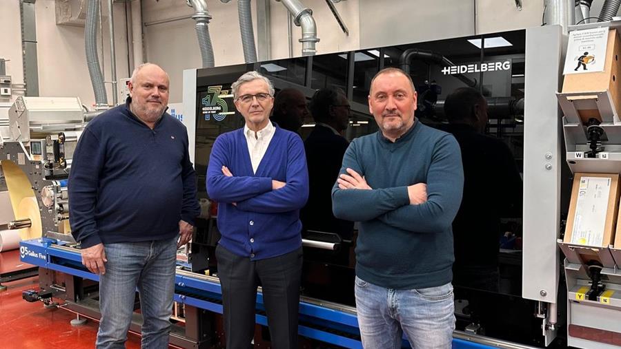 Scoop pour un fabricant d'étiquettes italien : première installation de Gallus Five dans le monde entier