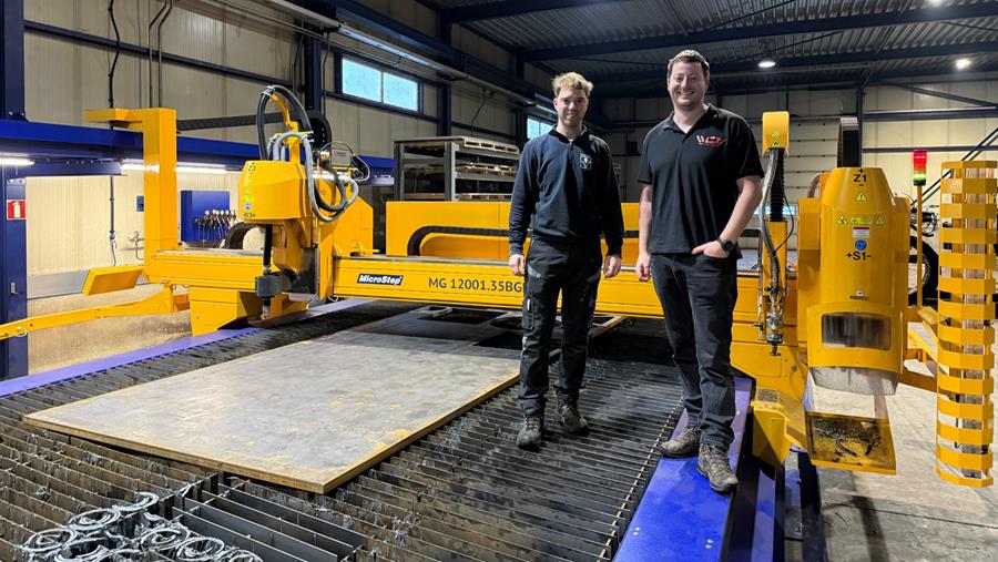 3D-plasmasnijmachine MicroStep MG bij Bormstaal