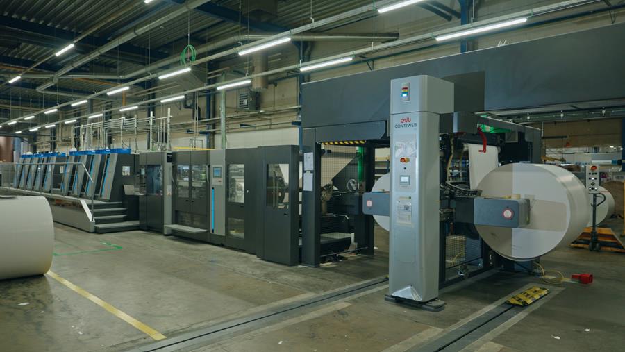 Moderna Printing installe la première configuration web-to-sheet en continu en Europe