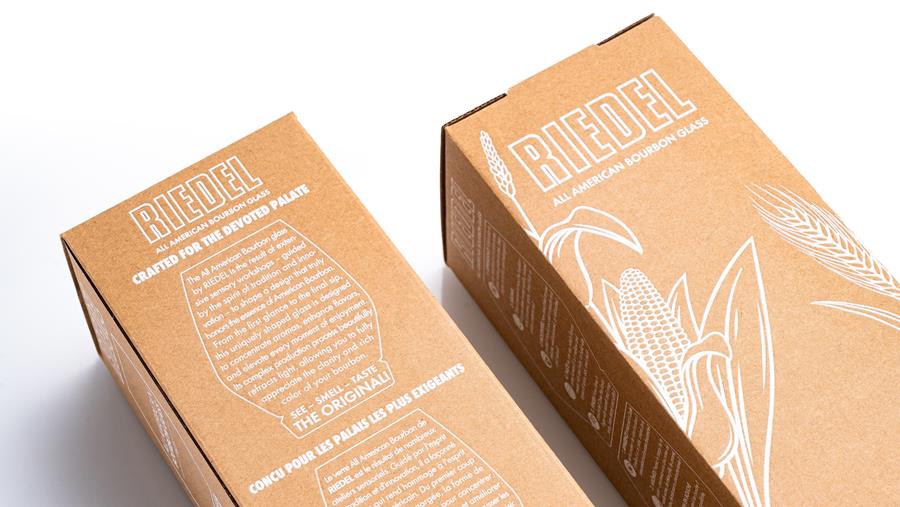 Mondi développe un nouvel emballage en papier brun avec impression numérique blanche