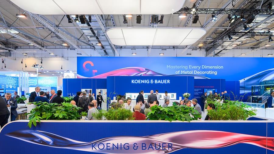Koenig & Bauer pose des jalons technologiques au salon Metpack