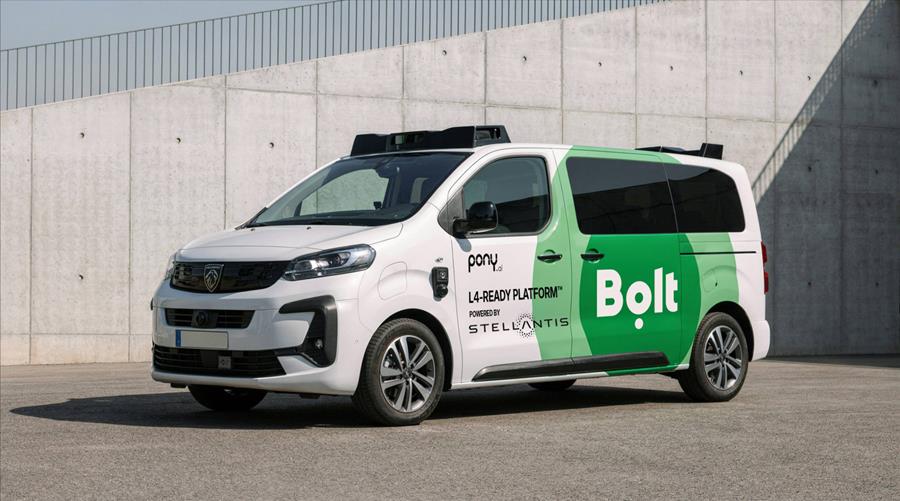Bolt, Pony.ai en Stellantis testen autonome mobiliteit in Luxemburg