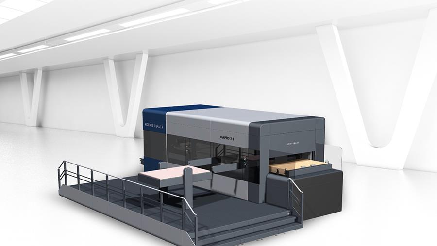 Koenig & Bauer présente une nouvelle découpeuse à plat pour le carton ondulé
